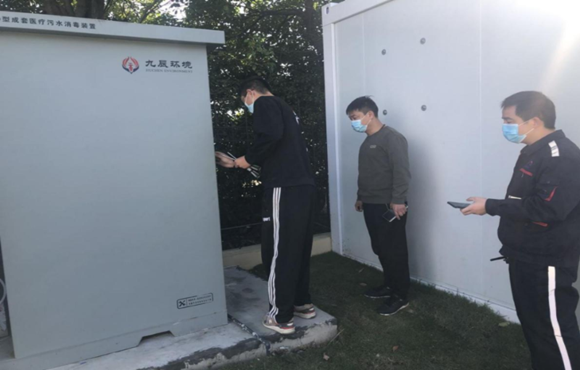 經開區生態環境分局赴新橋機場開展污水防疫工作幫扶