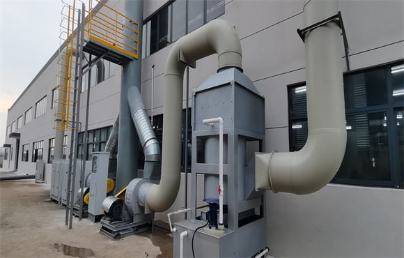池州首開新材料有限公司生產(chǎn)廢氣處理項(xiàng)目進(jìn)場