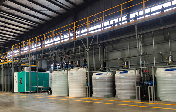 泳恒科技生產廢水及廢氣處理系統進場施工